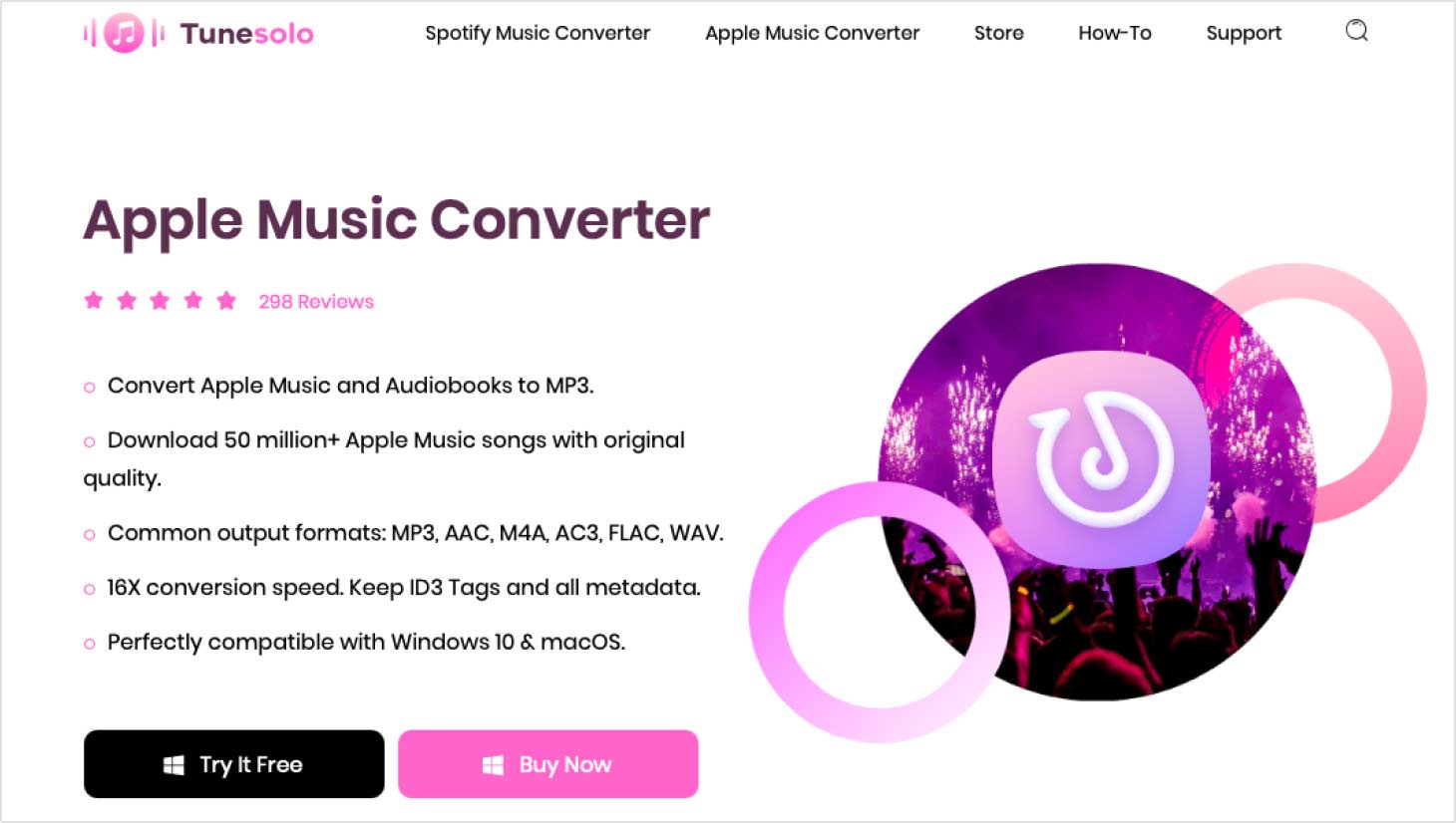 Hoofdkenmerken van TuneSolo Apple Music Converter