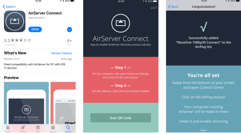 Set up AirServer Connect on iOS Device