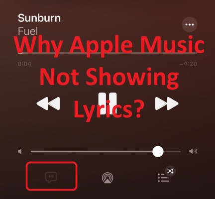 Apple Music に歌詞が表示されない理由