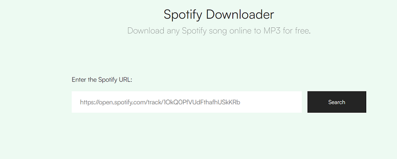 Spotify オンラインで無料の MP3 コンバーターへ