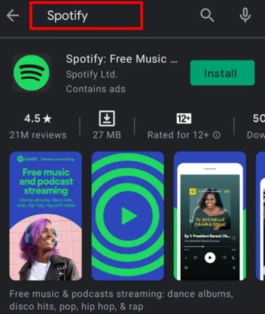 Come installare Spotify sui telefoni cellulari