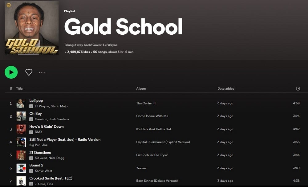 Gold School on Spotify