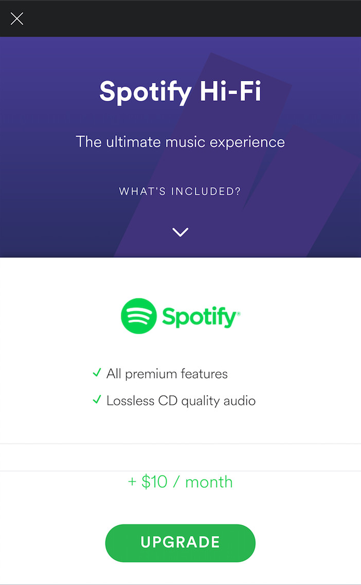 Spotify HIFI