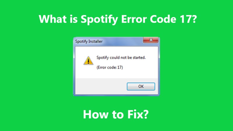 Was bedeutet  Spotify Error Code 17